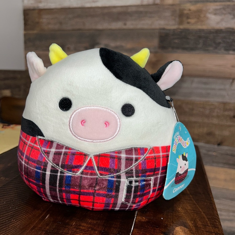 EUC Squishmallow Connor The Cow